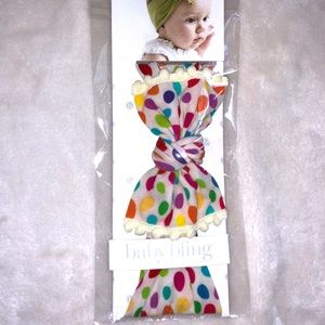 Baby bling jellybean bow NWT